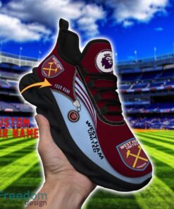 West Ham United F.C Max Soul Shoes Personalized Name Sneakers For Fans Product Photo 4