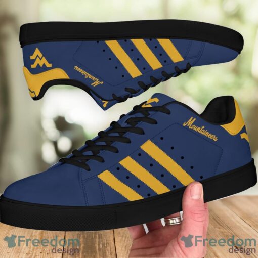 West Virginia Mountaineers Football Low Top Skate Shoes Fans Sneakers Men Women Gift Product Photo 4