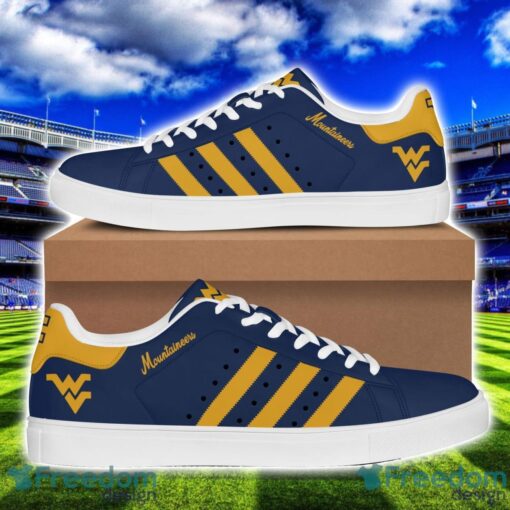 West Virginia Mountaineers Football Low Top Skate Shoes Fans Sneakers Men Women Gift Product Photo 1