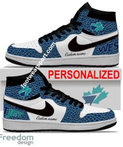 Westjet Souvenir Air Jordan Hightop Shoes Personalized Crocodile Skin Pattern For Men Women - Westjet Souvenir Air Jordan Hightop Shoes Personalized Design 2