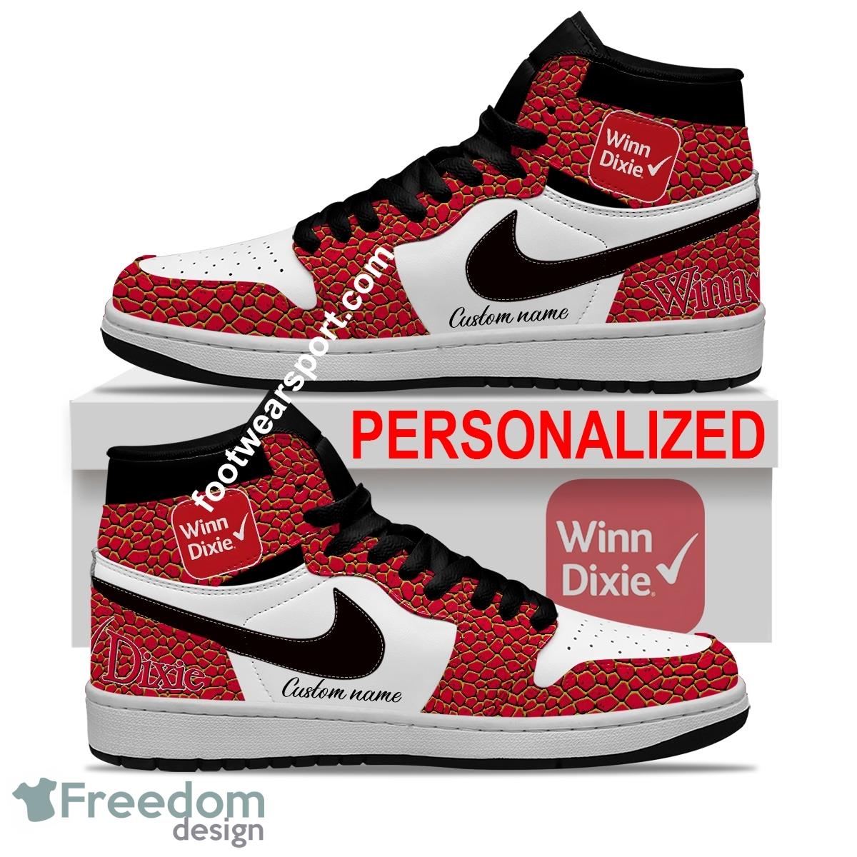 Winn Dixie Air Jordan Hightop Shoes Personalized Crocodile Skin Pattern For Fans Sneakers Gift image Winn Dixie Air Jordan Hightop Shoes Personalized Crocodile Skin Pattern For Fans Sneakers Gift - Winn Dixie Air Jordan Hightop Shoes Personalized Design 2