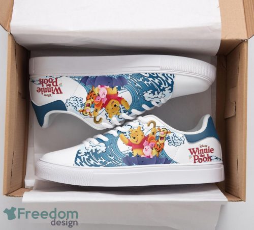 Winnie The Pooh Disney Low Top Skate Shoes Limited Version Gift Ideas For Fans Product Photo 1