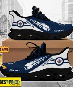 Winnipeg Jets Custom Name Sneakers Limited Max Soul Shoes For Men Women Product Photo 2