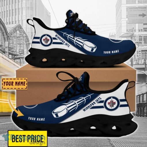 Winnipeg Jets Custom Name Sneakers Limited Max Soul Shoes For Men Women Product Photo 2