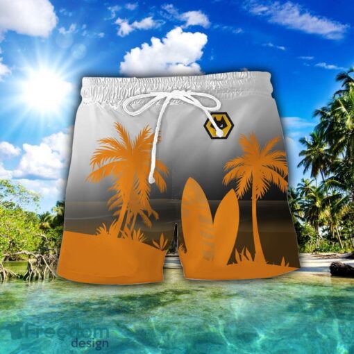 Wolverhampton Wanderers F.C Combo Hawaiian Shirt And Shorts Surfboards Coconut Custom Name For Fans Product Photo 2