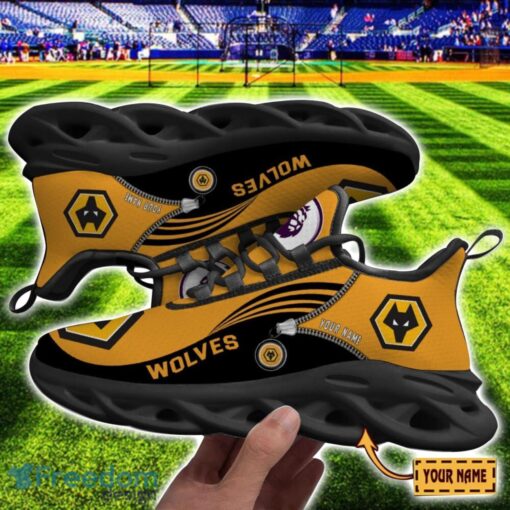 Wolverhampton Wanderers F.C Max Soul Shoes Personalized Name Sneakers For Fans Product Photo 2