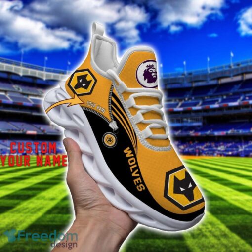 Wolverhampton Wanderers F.C Max Soul Shoes Personalized Name Sneakers For Fans Product Photo 3