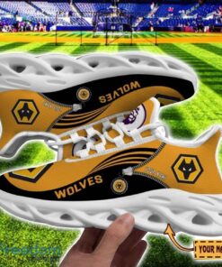 Wolverhampton Wanderers F.C Max Soul Shoes Personalized Name Sneakers For Fans Product Photo 1