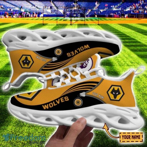 Wolverhampton Wanderers F.C Max Soul Shoes Personalized Name Sneakers For Fans Product Photo 1