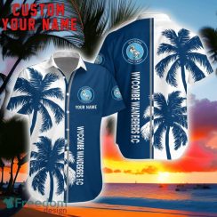 Wycombe Wanderers Coconut Pattern Hawaiian Shirt And Shorts Personalized Name Unique Gift For Summer Product Photo 1