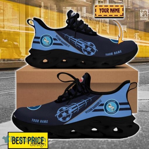 Wycombe Wanderers F.C Custom Name Sneakers Limited Max Soul Shoes For Men Women Product Photo 2