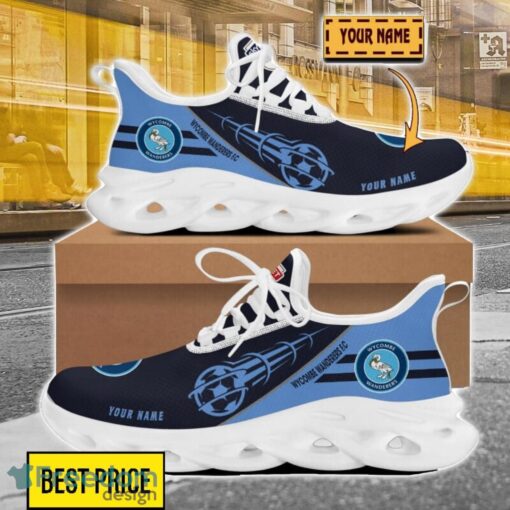 Wycombe Wanderers F.C Custom Name Sneakers Limited Max Soul Shoes For Men Women Product Photo 1