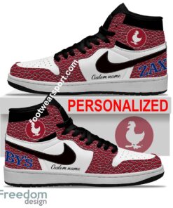 ZAXBY'S Air Jordan Hightop Shoes Personalized Crocodile Skin Pattern For Men Women - ZAXBY'S Air Jordan Hightop Shoes Personalized Design 2