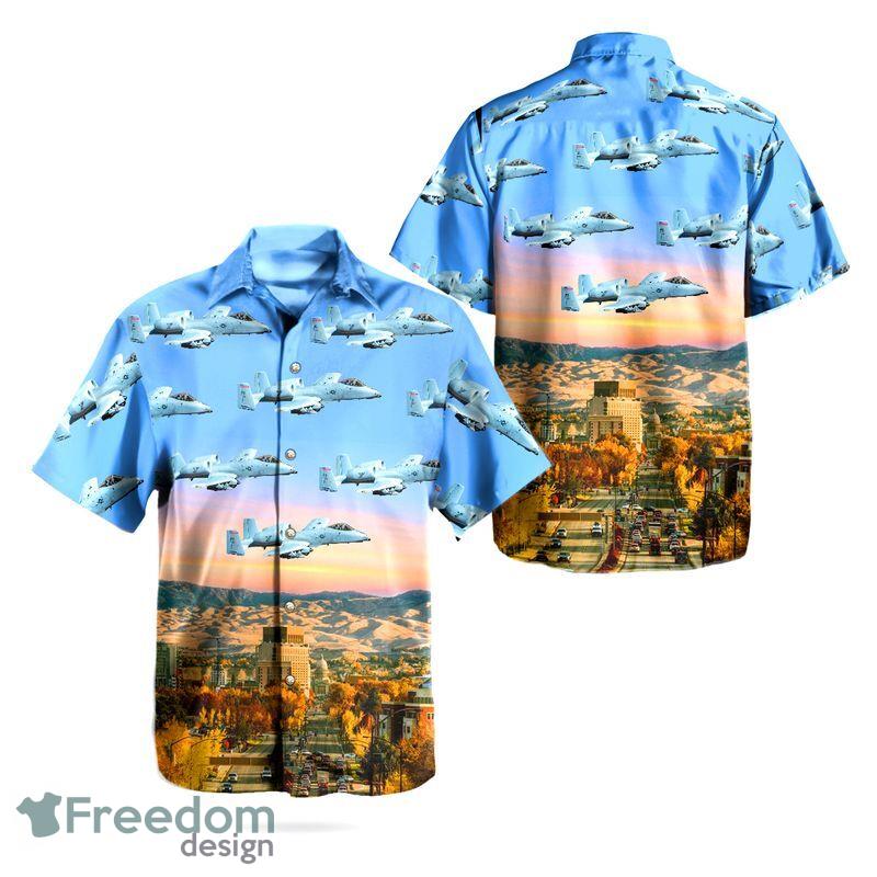 124th Fighter Wing Idaho Air National Guard A0 Thunderbolt II Hawaiian Shirt For Beach Fans image 124th Fighter Wing Idaho Air National Guard A0 Thunderbolt II Hawaiian Shirt For Beach Fans - 124th Fighter Wing Idaho Air National Guard A0 Thunderbolt II Hawaiian Shirt For Beach Fans