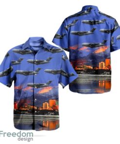 176th Wing Alaska Air National Guard Boeing C7A Globemaster III Hawaiian Shirt For Beach Fans