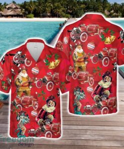 1910 Ford Model T Firetruck Christmas Hawaiian Shirt Gift For Holidays Beach