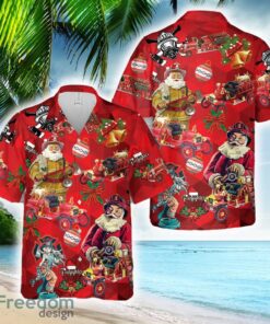 1914 Ford Model T Fire Engine Christmas Hawaiian Shirt Gift For Holidays Beach