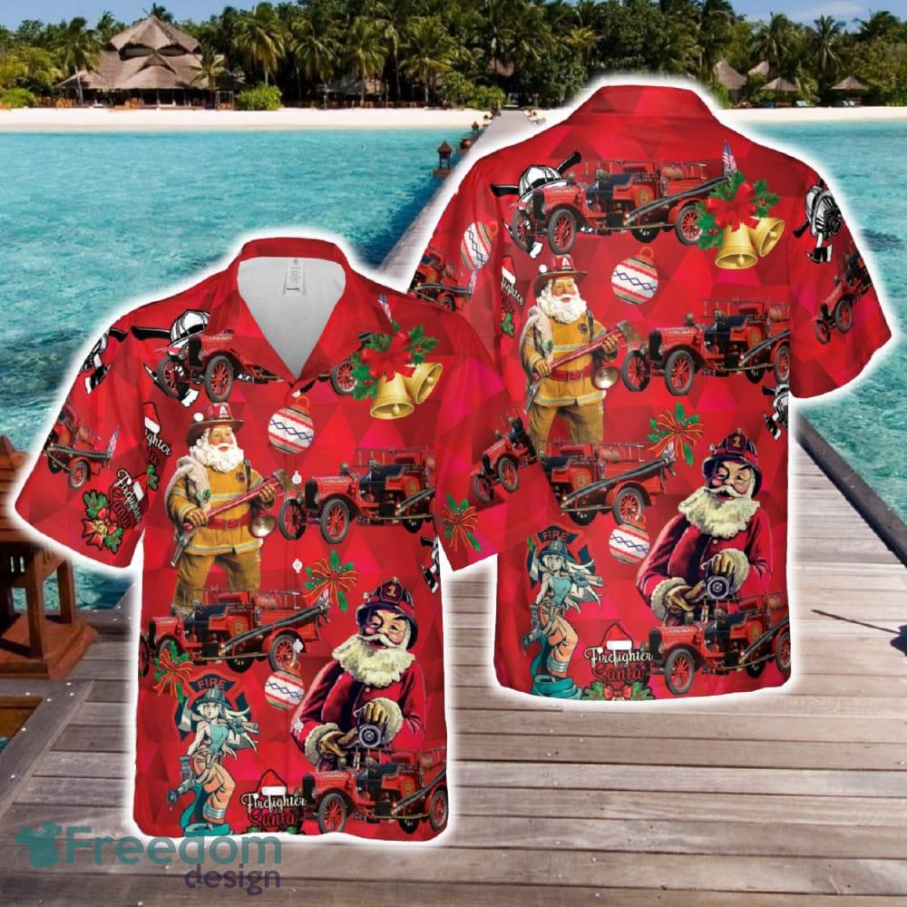 1924 Ford TTPirsch fire truck Christmas Hawaiian Shirt Gift For Holidays Beach image 1924 Ford TTPirsch fire truck Christmas Hawaiian Shirt Gift For Holidays Beach - 1924 Ford TTPirsch fire truck Christmas Hawaiian Shirt Gift For Holidays Beach