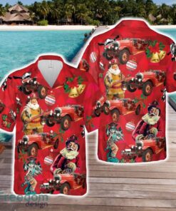 1927 American LaFrance Type 145 Firetruck Christmas Hawaiian Shirt Gift For Holidays Beach