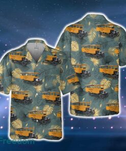 1927 Blue Bird No. 1 School Bus Pocket Hawaiian Shirt For Beach Fans