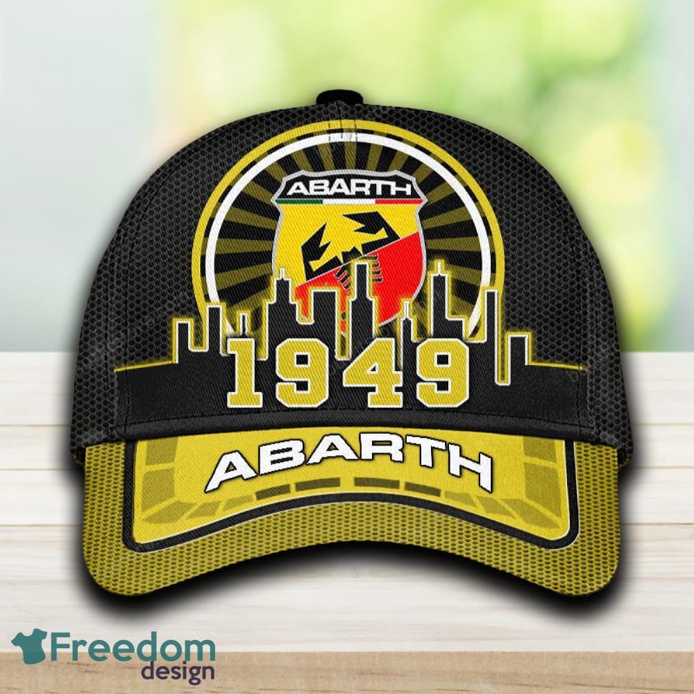 Abarth Car Cap And Hat Yellow Black For Fans Full Print Gift Mens image Abarth Car Cap And Hat Yellow Black For Fans Full Print Gift Mens - Abarth Car Cap And Hat Yellow Black For Fans Full Print Gift Mens