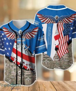 Absolut Vodka Eage USA Flag Camo Pattern 3D Baseball Jersey Shirt