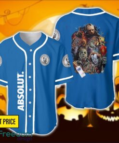 Absolut Vodka Halloween Baseball Jersey Shirt Horror Character Gift Ideas For Halloween