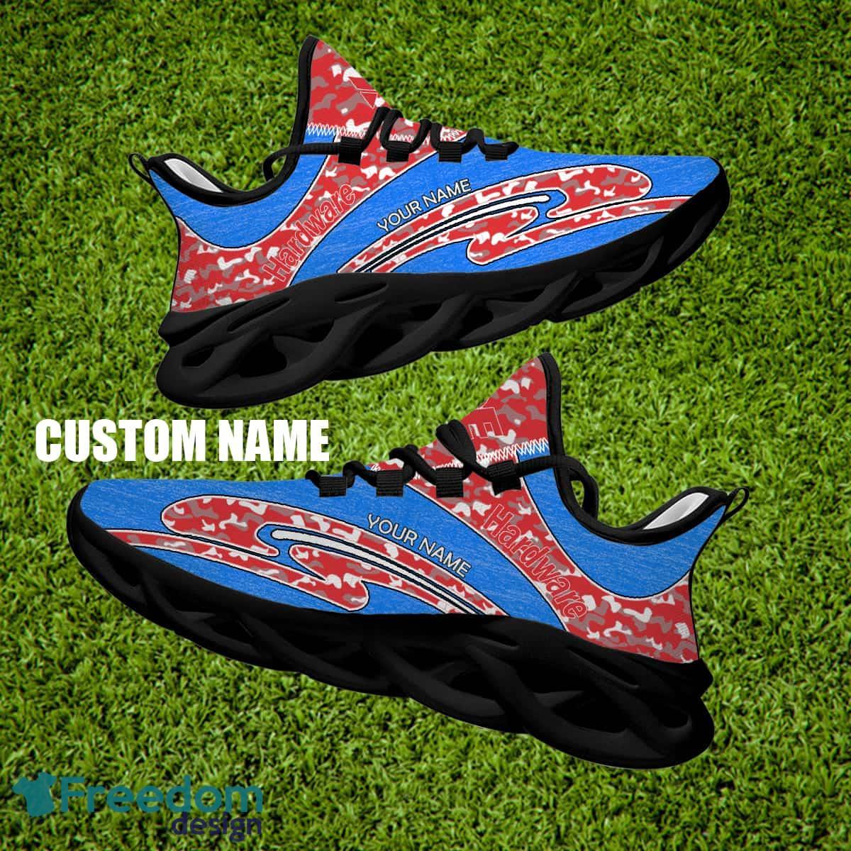 ACE HARDWARE Brand New Chunky Sneaker Representation Camo Max Soul Shoes Custom Name image ACE HARDWARE Brand New Chunky Sneaker Representation Camo Max Soul Shoes Custom Name - ACE HARDWARE Running Shoes Camo Design Personalized Photo 2