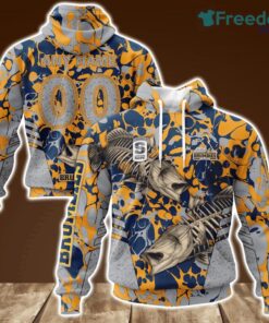 ACT Brumbies Barramundi Skeleton Fishing Personalized Hoodie 3D All Over Print New