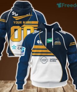 ACT Brumbies Super Rugby Mix Jerseys Personalized Hoodie 3D All Over Print New