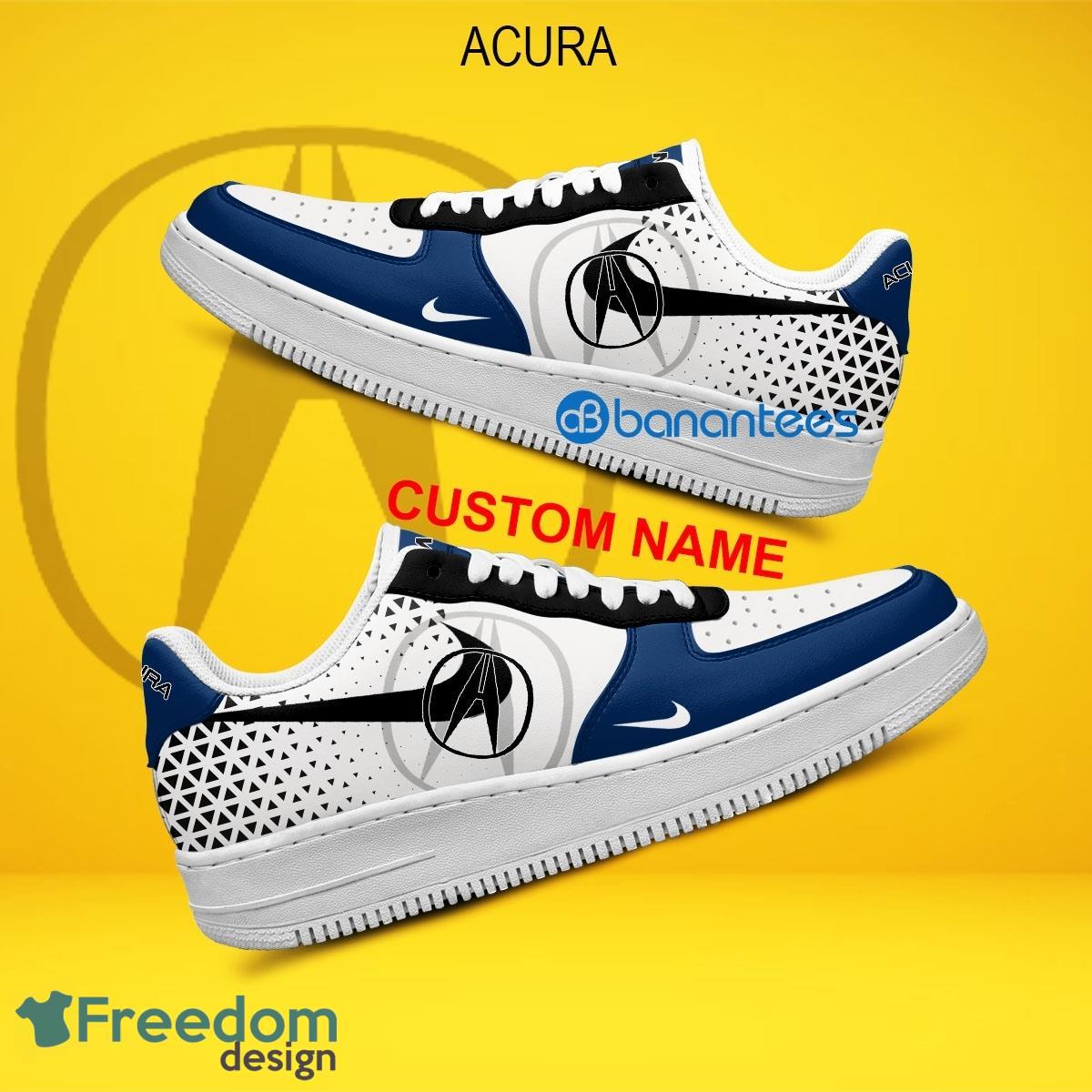Acura Car Racing Air Force 1 Shoes Brand For Fans Gift AF1 Sneaker Custom Name image Acura Car Racing Air Force 1 Shoes Brand For Fans Gift AF1 Sneaker Custom Name - Acura Car Racing Air Force 1 Shoes Style 2
