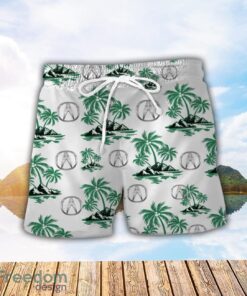 Acura Green Coconut Pattern Combo 3D Hawaiian Shirt And Shorts Product Photo 2