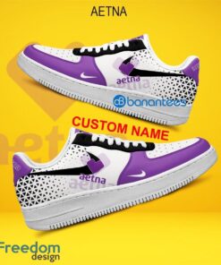 Aetna Air Force 1 Shoes Brand For Fans Sneakers Gift AF1 Sneaker Custom Name - Aetna Air Force 1 Shoes Style 2