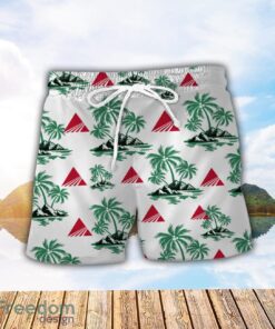 AGCO Allis Green Coconut Pattern Combo 3D Hawaiian Shirt And Shorts Product Photo 2