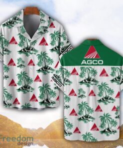 AGCO Allis Green Coconut Pattern Combo 3D Hawaiian Shirt And Shorts