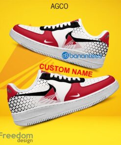 AGCO Tractor Air Force 1 Shoes Brand Gift For Men Women Fans AF1 Sneaker Custom Name - AGCO Tractor Air Force 1 Shoes Style 2