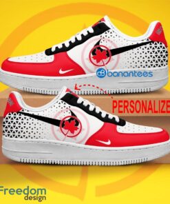 Air Canada Air Force 1 Shoes Brand All Over Print AF1 Sneaker Custom Name