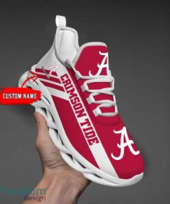 Alabama Crimson Tide Custom Name Personalize Max Soul Shoes Sport Sneakers Sport Gift Ideas