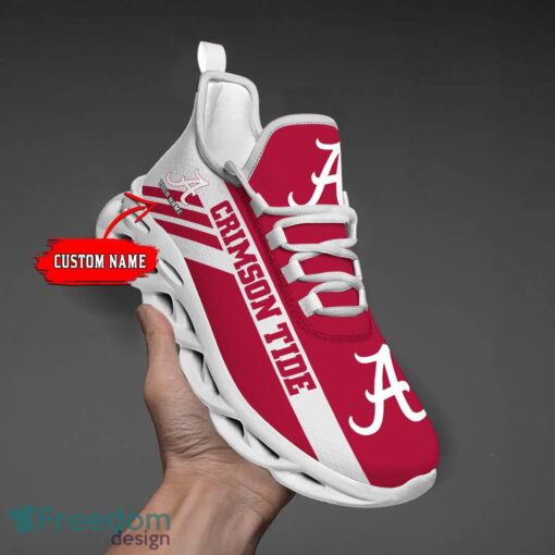 Alabama Crimson Tide Custom Name Personalize Max Soul Shoes Sport Sneakers Sport Gift Ideas Product Photo 1