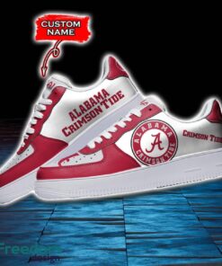 Alabama Crimson Tide NCAA AF1 Personalized Name Sneakers Air Force Shoes For Fans Product Photo 3