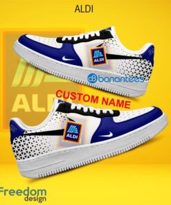 Aldi Air Force 1 Shoes Brand For Men Women AF1 Sneaker Custom Name - Aldi Air Force 1 Shoes Style 2