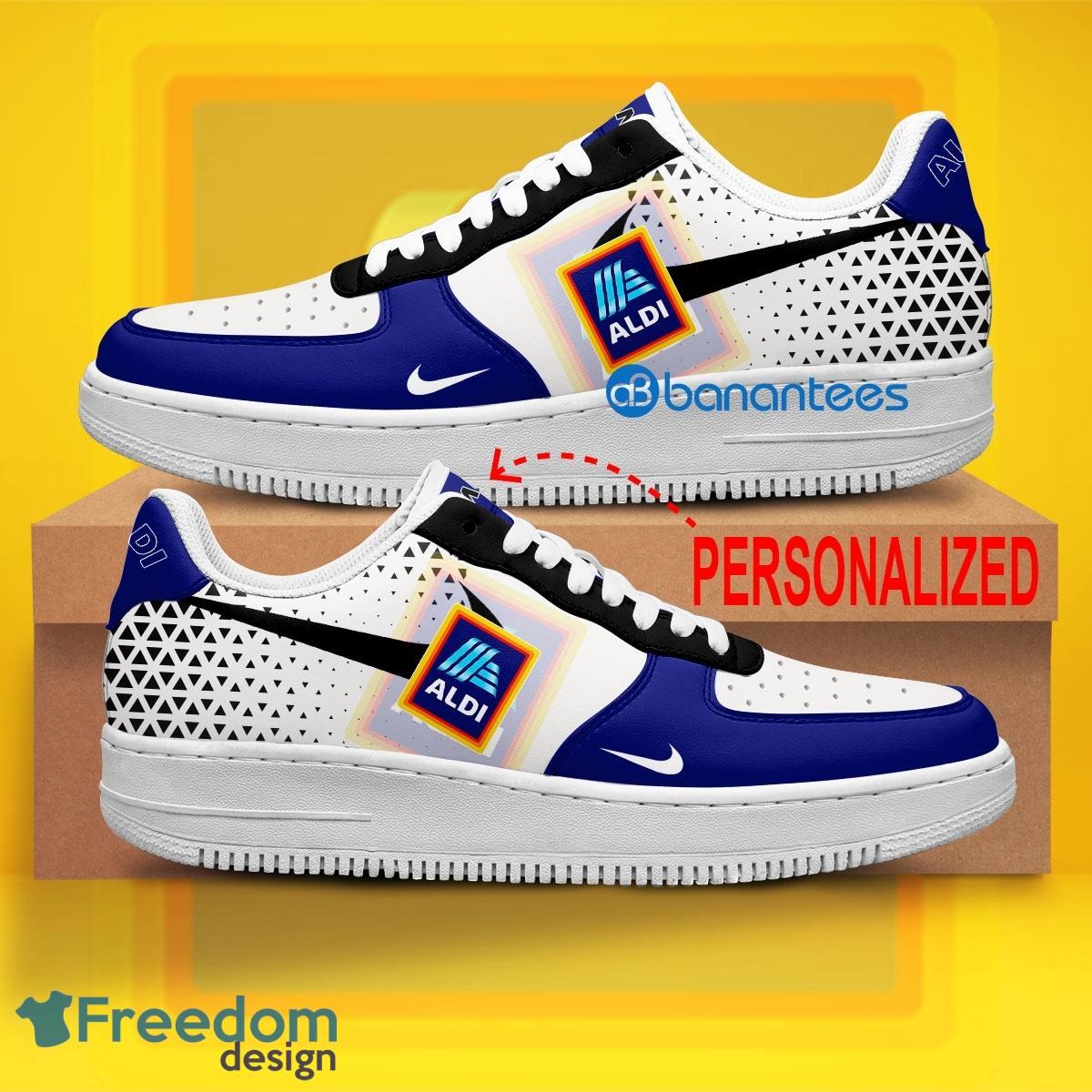 Aldi Air Force 1 Shoes Brand For Men Women AF1 Sneaker Custom Name image Aldi Air Force 1 Shoes Brand For Men Women AF1 Sneaker Custom Name - Aldi Air Force 1 Shoes Style 1