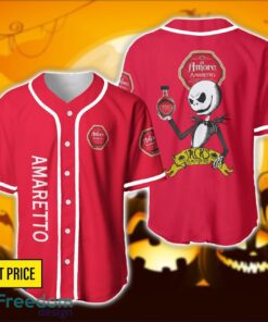 Amaretto Jack Skellington Nightmare Baseball Jersey Shirt Halloween Gift For Drink Lovers