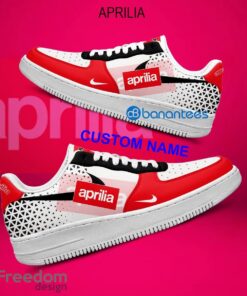 Aprilia Motorcycle Air Force 1 Shoes Brand Gift Sneakers Fans AF1 Sneaker Custom Name - Aprilia Motorcycle Air Force 1 Shoes Style 2