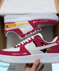 Arizona Cardinals Air Force Shoes Custom Name Gift For Fans Sneaker Product Photo 2