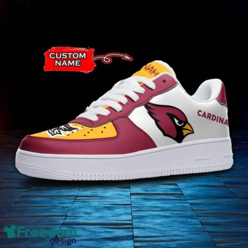 Arizona Cardinals NFL AF1 Personalized Name Sneakers Air Force Shoes For Fans Product Photo 2