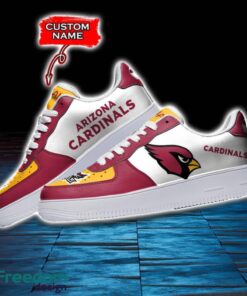 Arizona Cardinals NFL AF1 Personalized Name Sneakers Air Force Shoes For Fans Product Photo 3