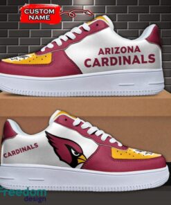 Arizona Cardinals NFL AF1 Personalized Name Sneakers Air Force Shoes For Fans