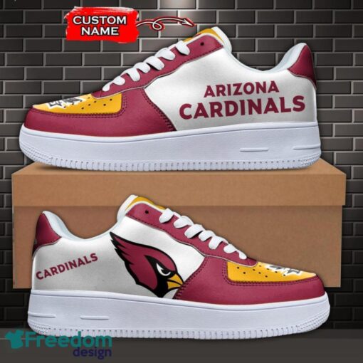 Arizona Cardinals NFL AF1 Personalized Name Sneakers Air Force Shoes For Fans Product Photo 1