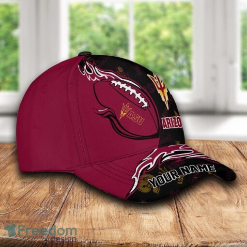 Arizona State Sun Devils 3D Cap And Hat Summer Beach For Fans All Over Print Custom Name - Arizona State Sun Devils Hat And Cap Full Print_4